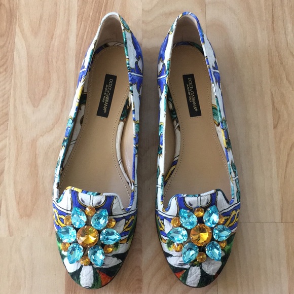 Dolce & Gabbana | Shoes | Dolce Gabbana Jeweled Loafers | Poshmark